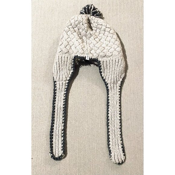 Pistil Hat Womens One Size Beige Olive Green Earflap Fur Lined Winter Outdoor - Picture 4 of 7